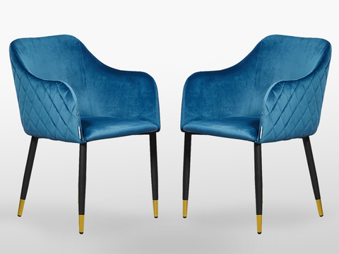 Taylor LUX Velvet Dining Chair - Single