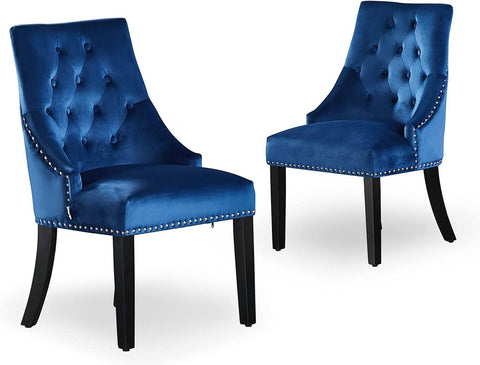 Winchester LUX Velvet Dining Chair - Dressing Chairs Set of 2