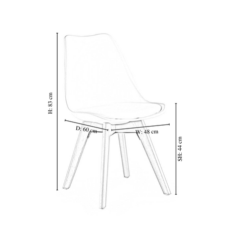 Jensen Dining Kitchen Set - a Wooden Table & Lorenzo Dinette Chairs Set of 4